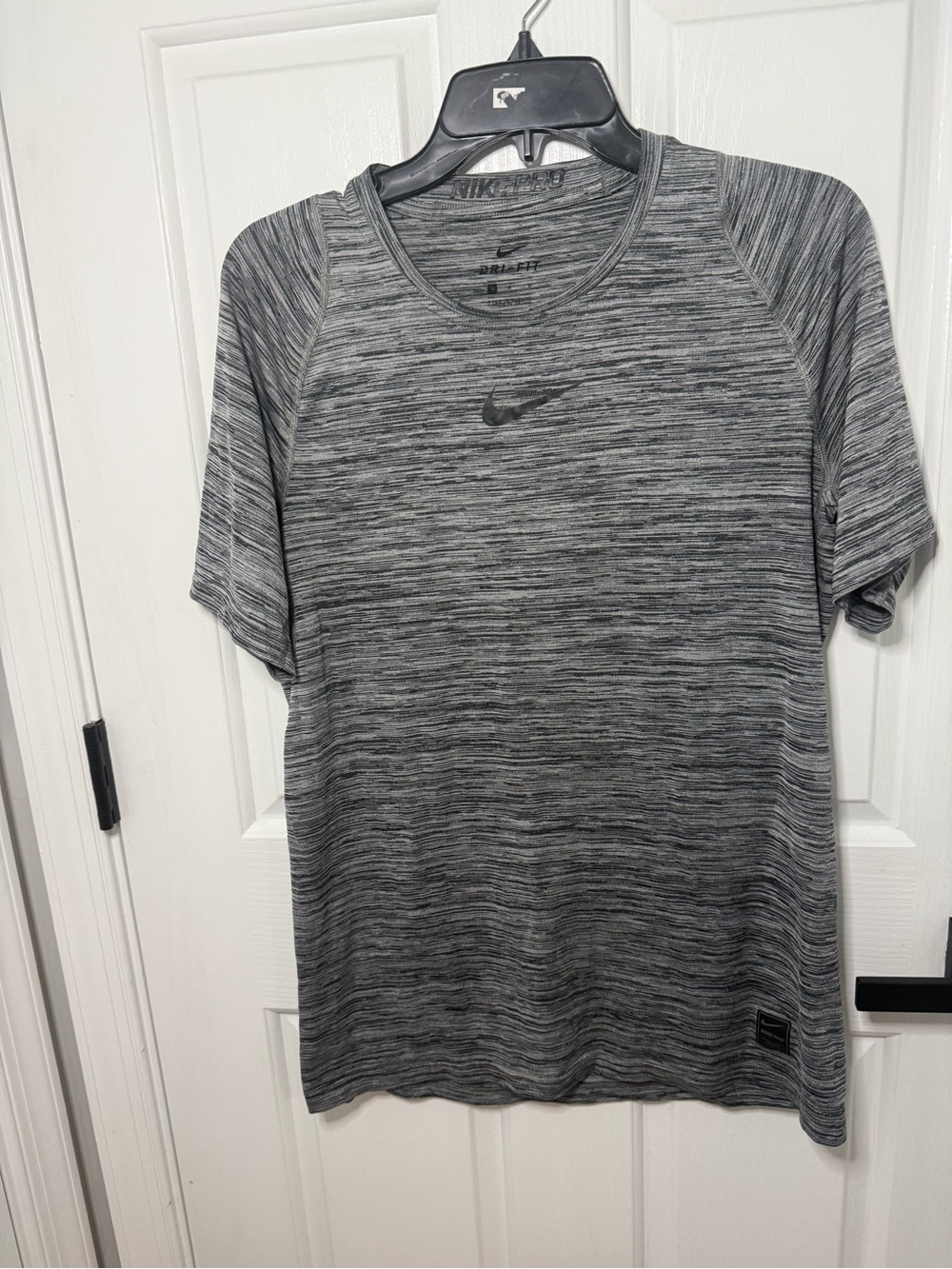 Nike Men’s Heather Gray Dri-FIT Short Sleeve Training Tee